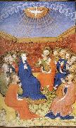 unknow artist The descent of the Espiritu Holy, of Heures to l-usage of Rome painting